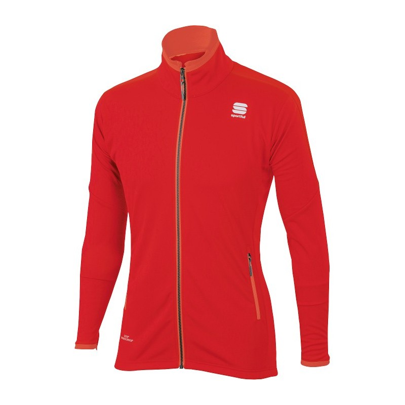 Warm-up jas Sportful Squadra WS Jacket rood Warm-up jas Sportful Squadra WS Jacket rood